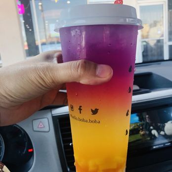 Hello Boba - Rainbows drink. Beautiful and delicious! - Coffee & Tea Near Me - El Monte, California Hello Boba - Rainbows drink. Beautiful and delicious! - Coffee & Tea Near Me - El Monte, California