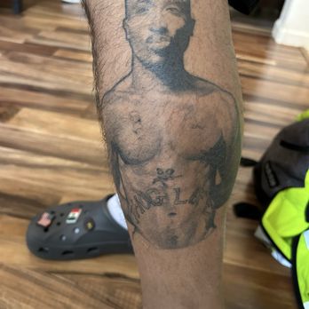 Elk Grove Tattoos - Tupac by Adrian - Tattoo Near Me - Elk Grove, California