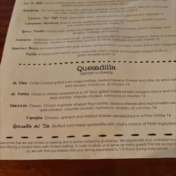 Rio Tomatlan - Quesadillas - Mexican Near Me - Canandaigua, New York