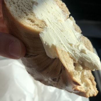BK Bagels - Bagel with Bagel with Plain Cream Cheese - Juice Bars & Smoothies Near Me - Brooklyn, New York