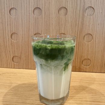 Tendon Kohaku - Matcha latte - Japanese Near Me - Bellevue, Washington