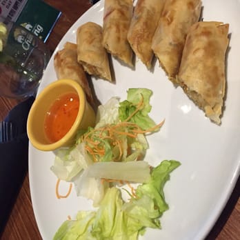 Mango Thai Cuisine - Chicken spring roll! Yum - Thai Near Me - Plano, Texas Mango Thai Cuisine - Chicken spring roll! Yum - Thai Near Me - Plano, Texas