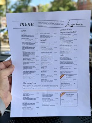Menu photo 1 La Cuchara Englewood, NJ