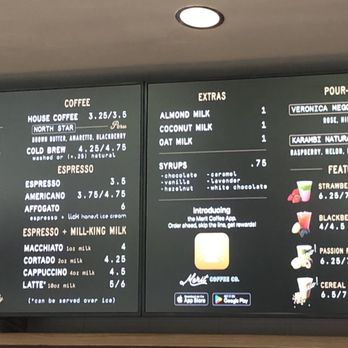 Merit Coffee - Menu 5/2023 - Coffee & Tea Near Me - Dallas, Texas