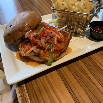 Center Street Grille - Salmon Thai Burger - Sports Bars Near Me - Northville, Michigan