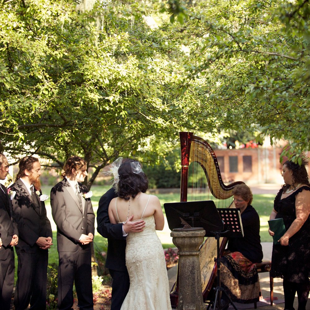 Shakespeare Garden - Harpist performing at wedding ceremony on June 9th 2012 in Shakespeare gardens right in front of sun dial. - Parks Near Me - San Francisco, California Shakespeare Garden - Harpist performing at wedding ceremony on June 9th 2012 in Shakespeare gardens right in front of sun dial. - Parks Near Me - San Francisco, California