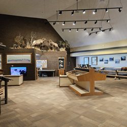 Bighorn Canyon National Recreation Area - Visitor center interior