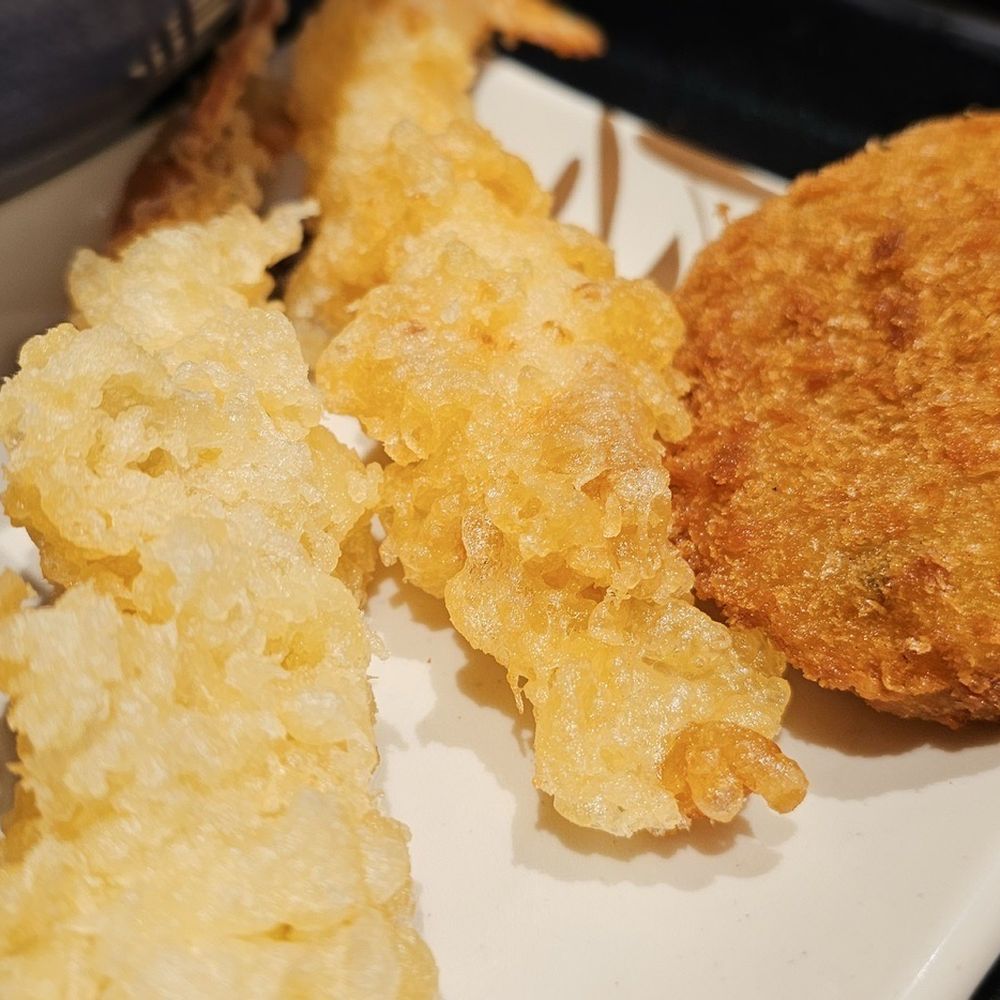 Marugame Udon - Shrimp and potato tempera - Japanese Near Me - Vancouver, British Columbia Marugame Udon - Shrimp and potato tempera - Japanese Near Me - Vancouver, British Columbia