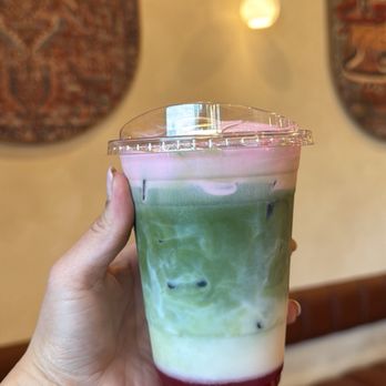 Habibi's - Strawberry Matcha - Cafes Near Me - Fullerton, California