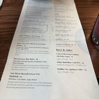 The Fountain Inn - Menu - Cocktail Bars Near Me - Washington, DC, District of Columbia