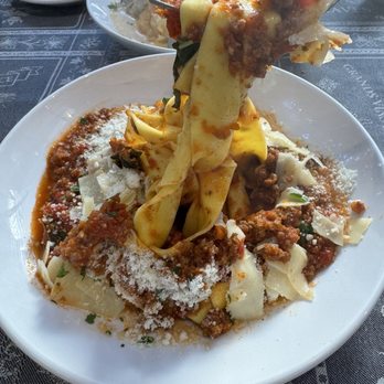 PortaBella - Pappardelle Alla Bolognese - Mediterranean Near Me - Carmel, California