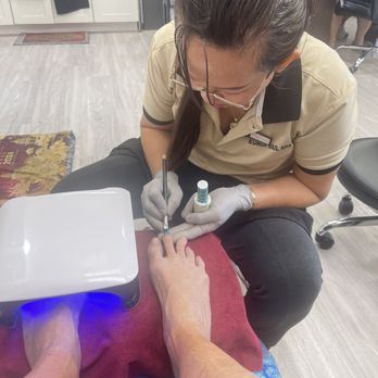 Kunia Nail Center - Mary and gel pedi - Nail Salons Near Me - Waipahu, Hawaii