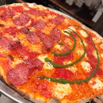 Rubirosa - Large Tie-Dye Pizza - Italian Near Me - New York, New York Rubirosa - Large Tie-Dye Pizza - Italian Near Me - New York, New York
