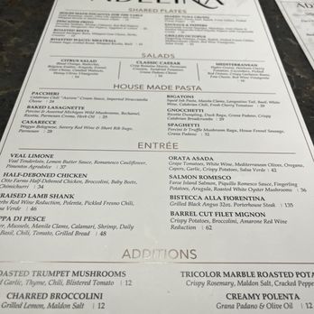 Adelina - Menu - Italian Near Me - Detroit, Michigan Adelina - Menu - Italian Near Me - Detroit, Michigan