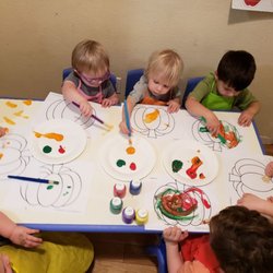 Jacquez Family Childcare - Painting pumpkin's