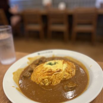 Curry House Coco Ichibanya - Omelet curry with stewed beef - Japanese Curry Near Me - San Diego, California