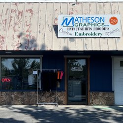 Matheson Graphics - New Location:
748 Maltman Dr 
Grass valley, CA 95945