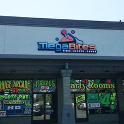 MegaBites - In front of MegaBites.