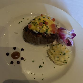Keller Chophouse - 8oz filet mignon - Oscar style - medium rare! - New American Near Me - Keller, Texas