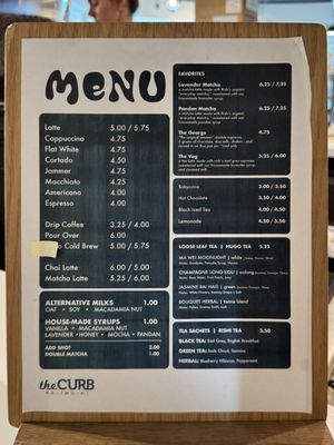 Menu photo 4 The Curb Kaimuki Honolulu, HI Menu photo 4 The Curb Kaimuki Honolulu, HI
