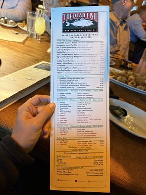 Menu photo 8 The Dead Fish Crockett, CA