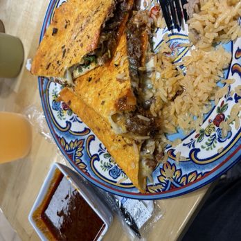 Las Maria's Cocina Mexicana - QuesaBirria platter - Breakfast & Brunch Near Me - Arlington, Texas