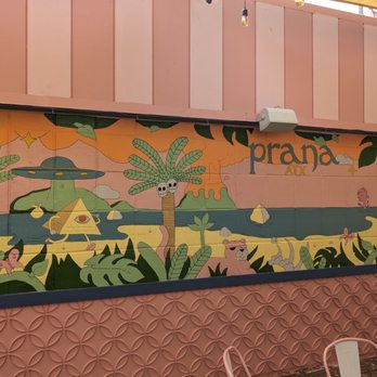 Prana Cafe - Side Mural - Cafes Near Me - Austin, Texas Prana Cafe - Side Mural - Cafes Near Me - Austin, Texas