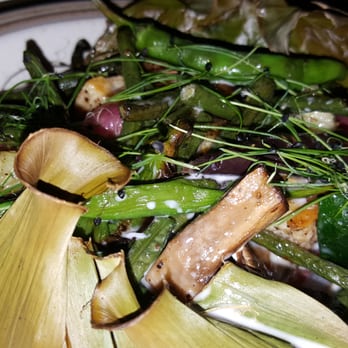 Mud Hen Water - I'a Lawalu- Opah buried in coals, steamed green banana, veggies, coconut cream - Hawaiian Near Me - Honolulu, Hawaii