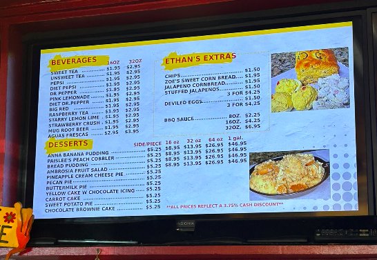Menu photo 6 Central Texas Style BBQ Pearland, TX Menu photo 6 Central Texas Style BBQ Pearland, TX