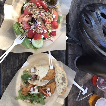 Sea Salt Eatery - Fish tacos and strawberry salad - Seafood Near Me - Minneapolis, Minnesota Sea Salt Eatery - Fish tacos and strawberry salad - Seafood Near Me - Minneapolis, Minnesota