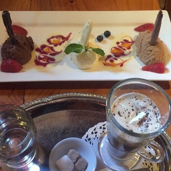 Patria - triple chocolate mousse and Café Vienna - Italian Near Me - Salinas, California Patria - triple chocolate mousse and Café Vienna - Italian Near Me - Salinas, California