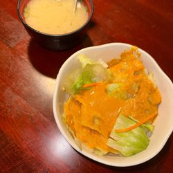 Ichiban Japanese Steakhouse - Miso soup & house salad