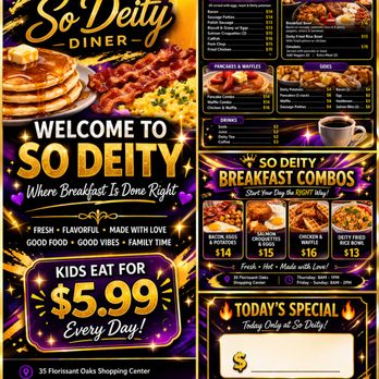 So Deity Diner - So deity many - Breakfast & Brunch Near Me - Florissant, Missouri So Deity Diner - So deity many - Breakfast & Brunch Near Me - Florissant, Missouri