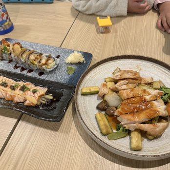 Blue Kujira - Chicken teriyaki, truffle salmon, shrimp tempura roll - Ramen Near Me - South Harrison, New Jersey