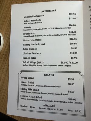 Menu photo 2 Mikey's Pizzeria Raleigh, NC Menu photo 2 Mikey's Pizzeria Raleigh, NC