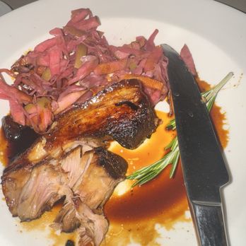 High Point Restaurant - High Top bacon with red and white cabbage - New American Near Me - Monteagle, Tennessee