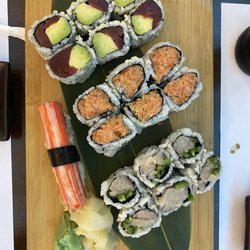 Silver Lake Murayama Sushi - Tuna Avocado Roll, Crunchy Spicy Salmon Roll, Yellowtail Jalapeño Roll