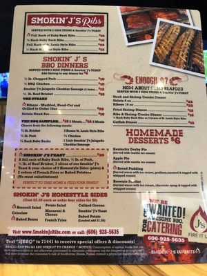 Menu photo 7 Smokin' J's Ashland, KY Menu photo 7 Smokin' J's Ashland, KY