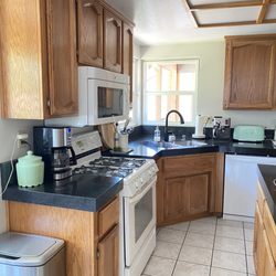 An English View - Before kitchen remodel