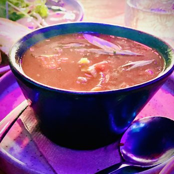 Nourish Bistro - Green lentil soup - Vegan Near Me - Banff, Alberta