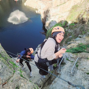 Quarry Park Adventures - The end of the Via Ferrata. So exciting, kinda freaky, exhausting yet fun way to ring in the New Year 2025. - Amusement Parks Near Me - Rocklin, California Quarry Park Adventures - The end of the Via Ferrata. So exciting, kinda freaky, exhausting yet fun way to ring in the New Year 2025. - Amusement Parks Near Me - Rocklin, California