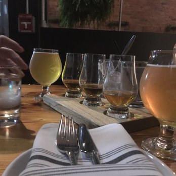Marble + Rye - Flight of Balvenie Caribbean cask, Highland, and Laphroaig accompanied by two gose. - Cocktail Bars Near Me - Buffalo, New York