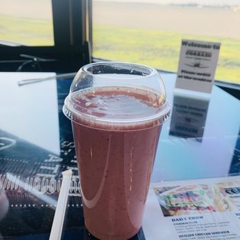 Corsair Cafe - Strawberry Banana Smoothie - Coffee & Tea Near Me - Terre Haute, Indiana