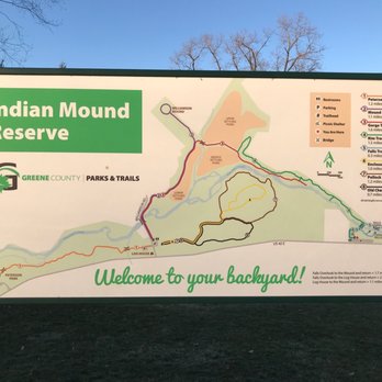 Indian Mound Reserve - Trail Map - Parks Near Me - Cedarville, Ohio