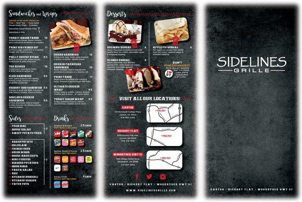 Menu photo 4 Sidelines Grille Canton, GA