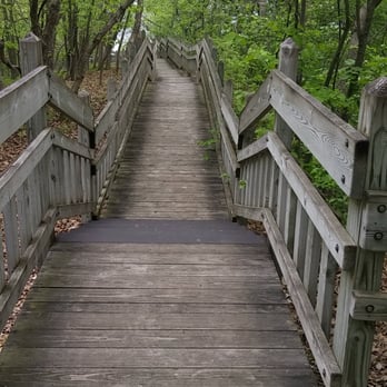 Pikes Peak State Park - Stairs on the Bridal Veil trail - Parks Near Me - Mc Gregor, Iowa