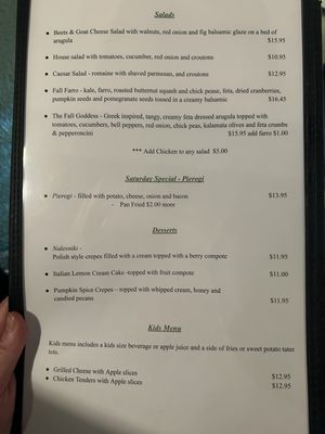 Menu photo 7 Krystyna’s Polish American Cuisine Red Bluff, CA Menu photo 7 Krystyna’s Polish American Cuisine Red Bluff, CA