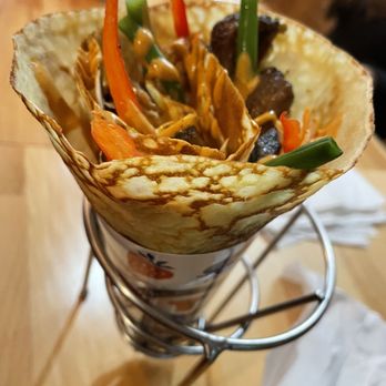 T-Swirl Crepe - a plate of food - Desserts Near Me - Great Neck, New York T-Swirl Crepe - a plate of food - Desserts Near Me - Great Neck, New York