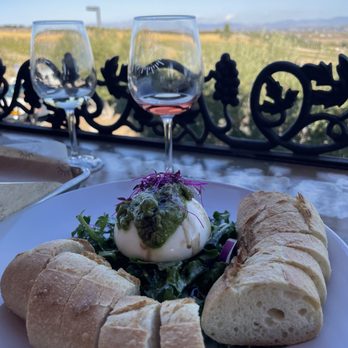 Miramonte Winery - Burrata and bread, pretty good. - Wineries Near Me - Temecula, California Miramonte Winery - Burrata and bread, pretty good. - Wineries Near Me - Temecula, California
