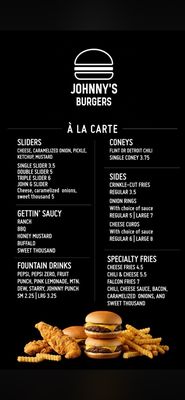 Menu photo 2 Johnny’s Burgers Otisville, MI Menu photo 2 Johnny’s Burgers Otisville, MI
